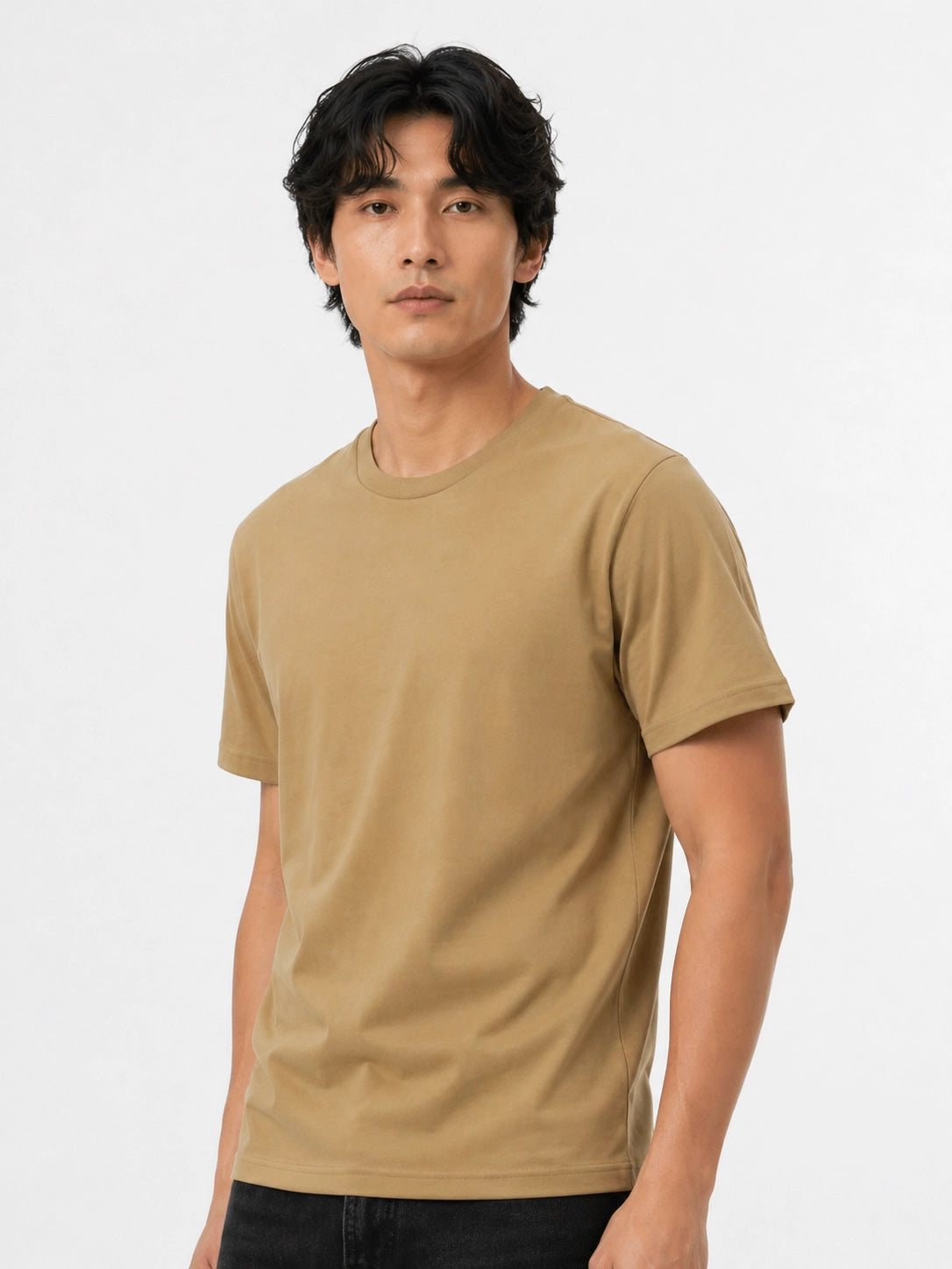 BEIGE - REGULAR FIT TSHIRT