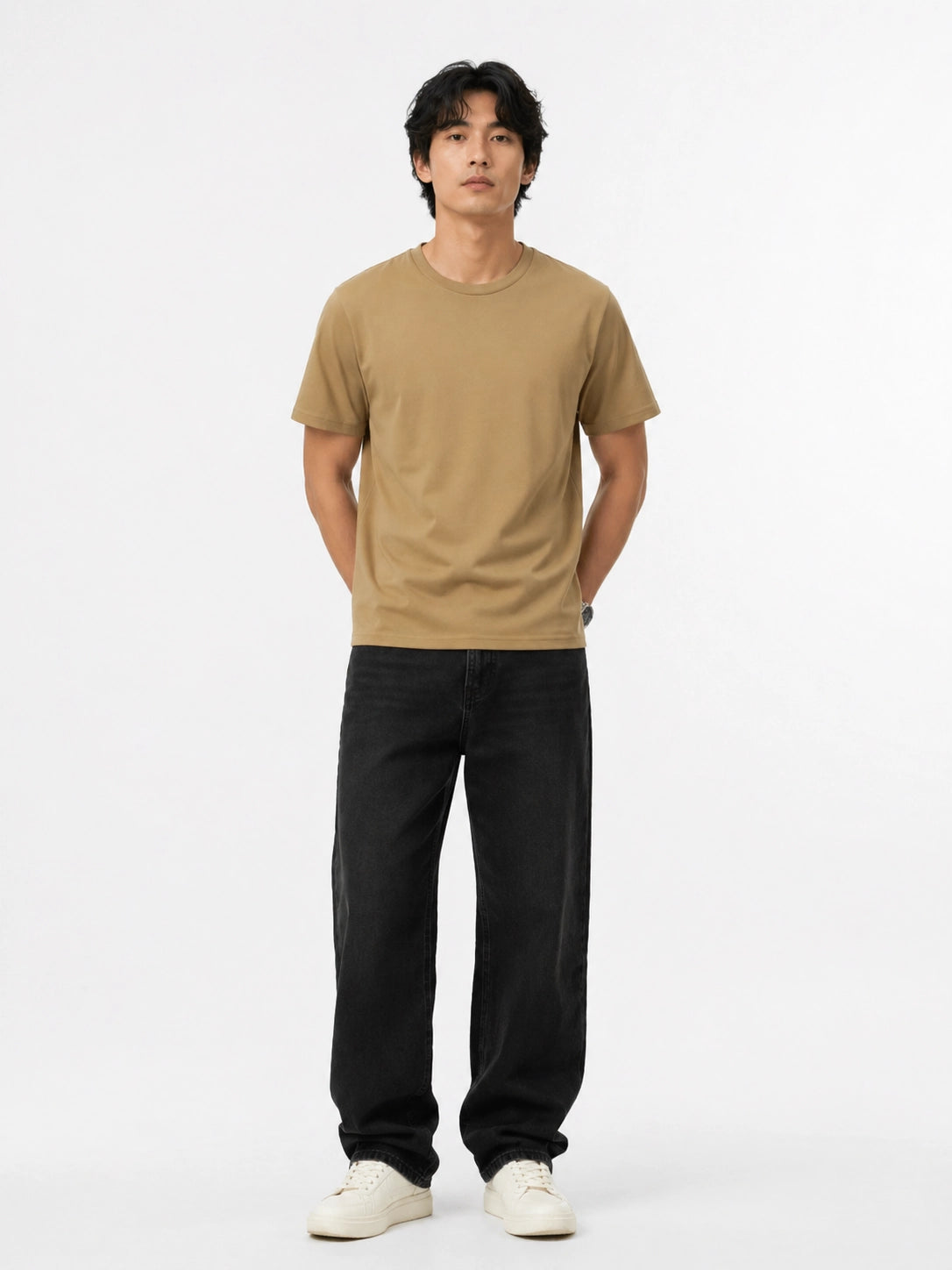 BEIGE - REGULAR FIT TSHIRT