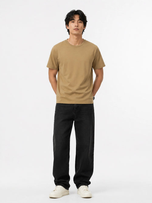 BEIGE - REGULAR FIT TSHIRT