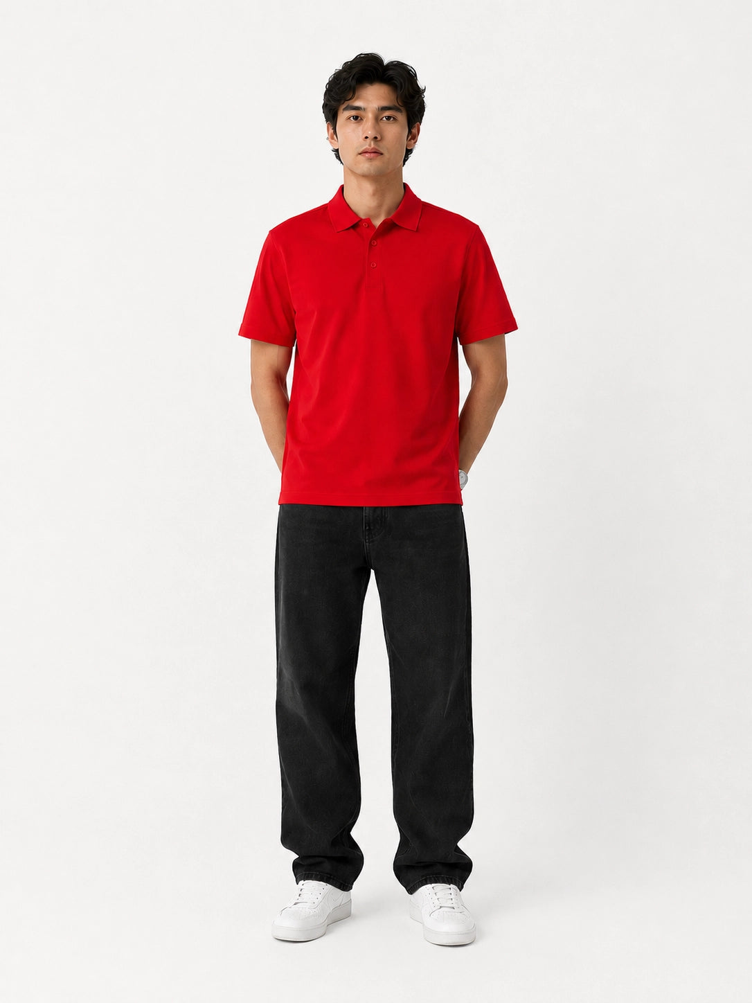 RED - POLO TSHIRT