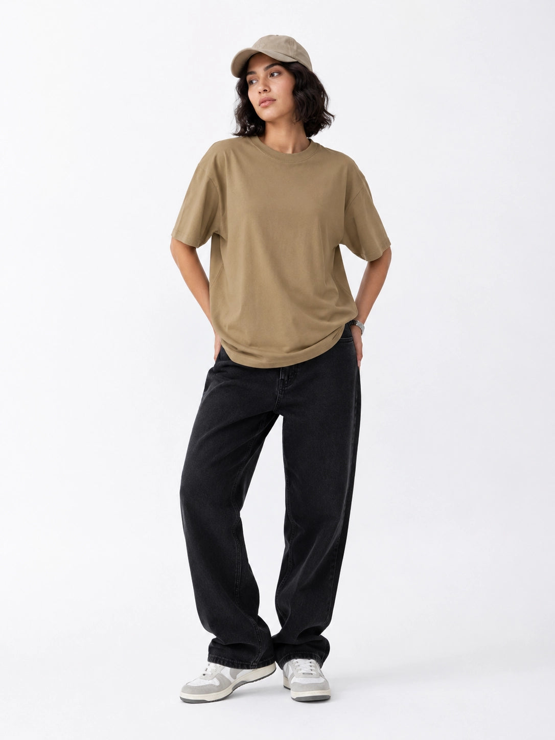 BEIGE - OVERSIZED TSHIRT