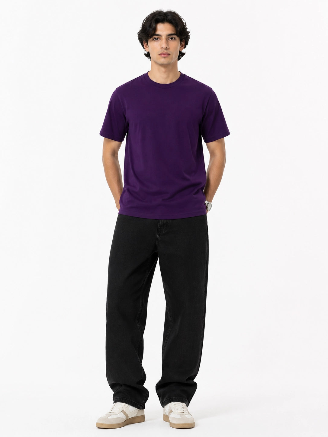 DARK PURPLE - REGULAR FIT TSHIRT