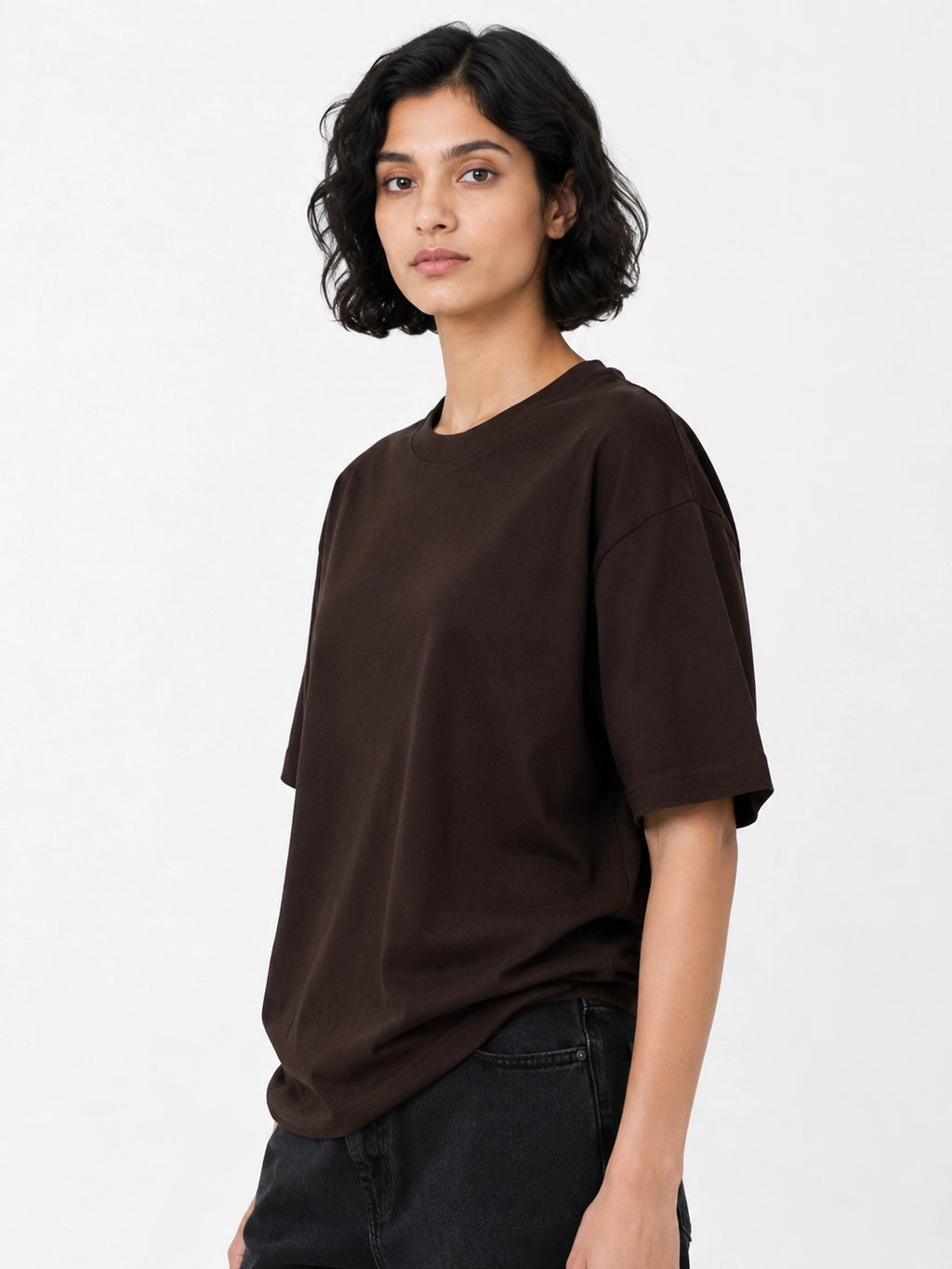 BROWN - OVERSIZED TSHIRT