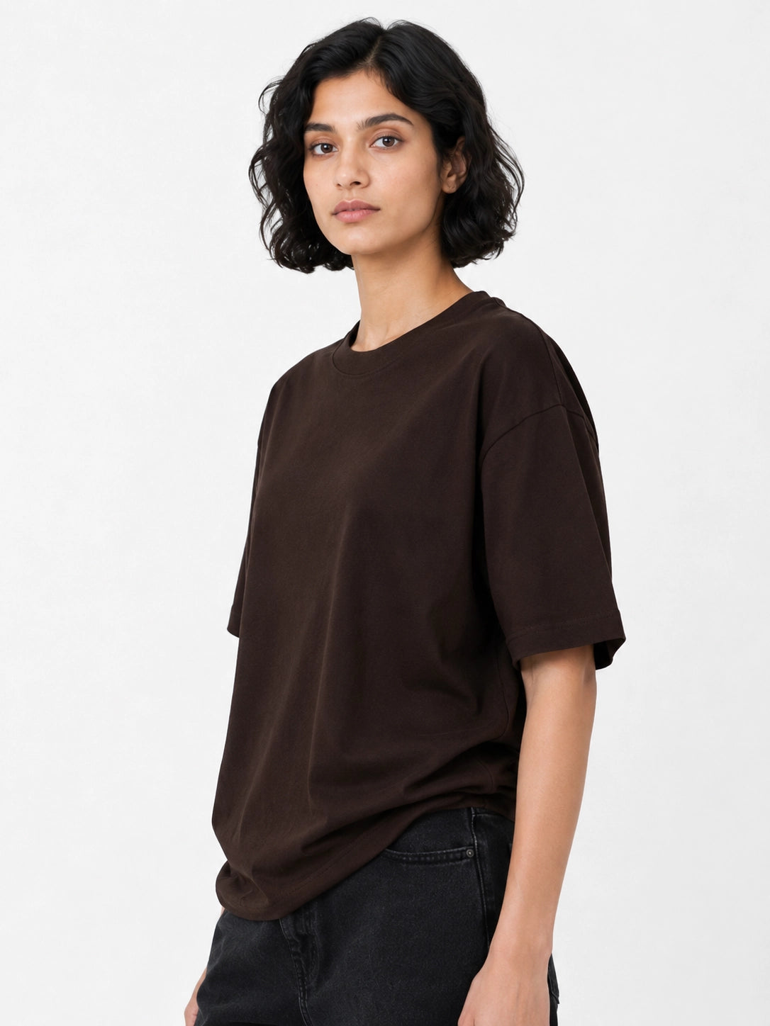 BROWN - OVERSIZED TSHIRT