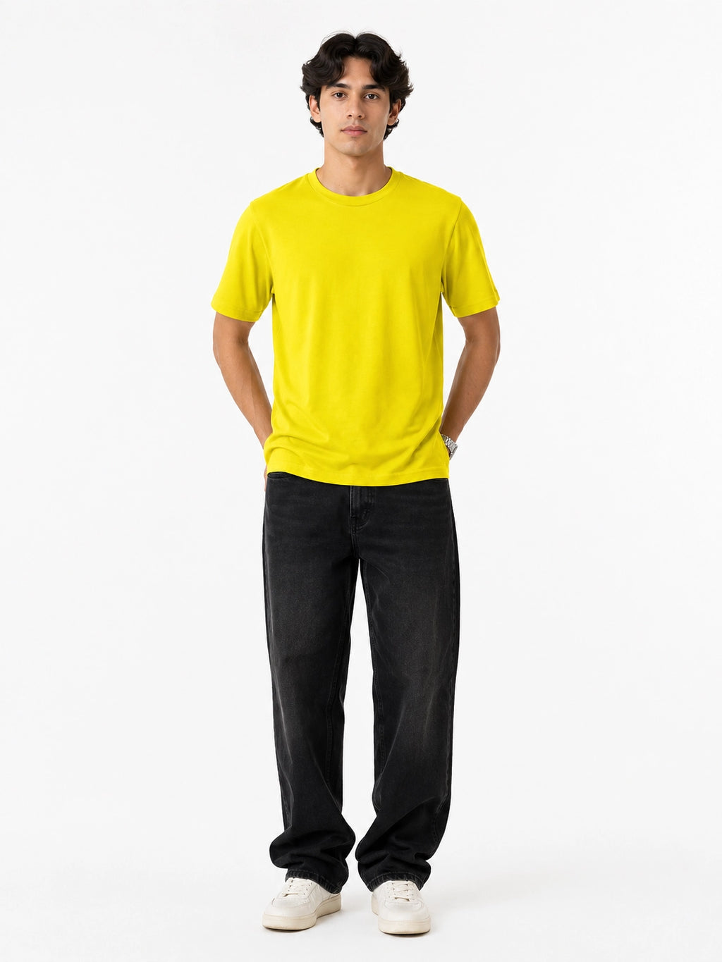 YELLOW - REGULAR FIT TSHIRT
