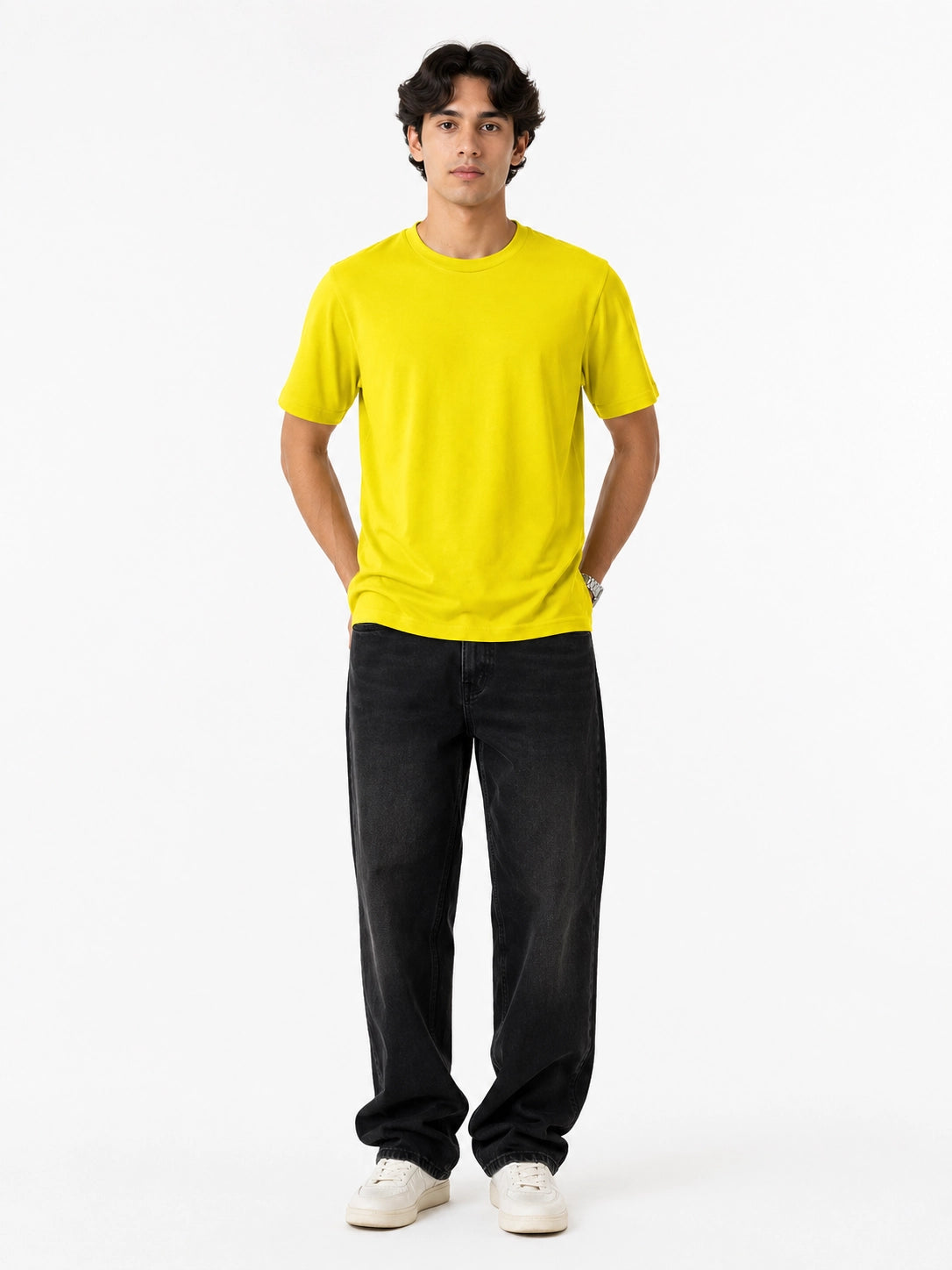 YELLOW - REGULAR FIT TSHIRT