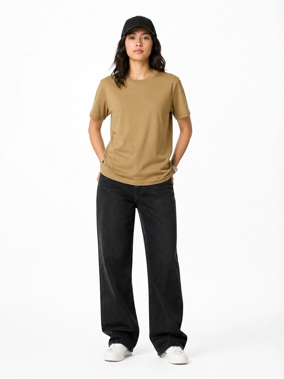 BEIGE - REGULAR FIT TSHIRT