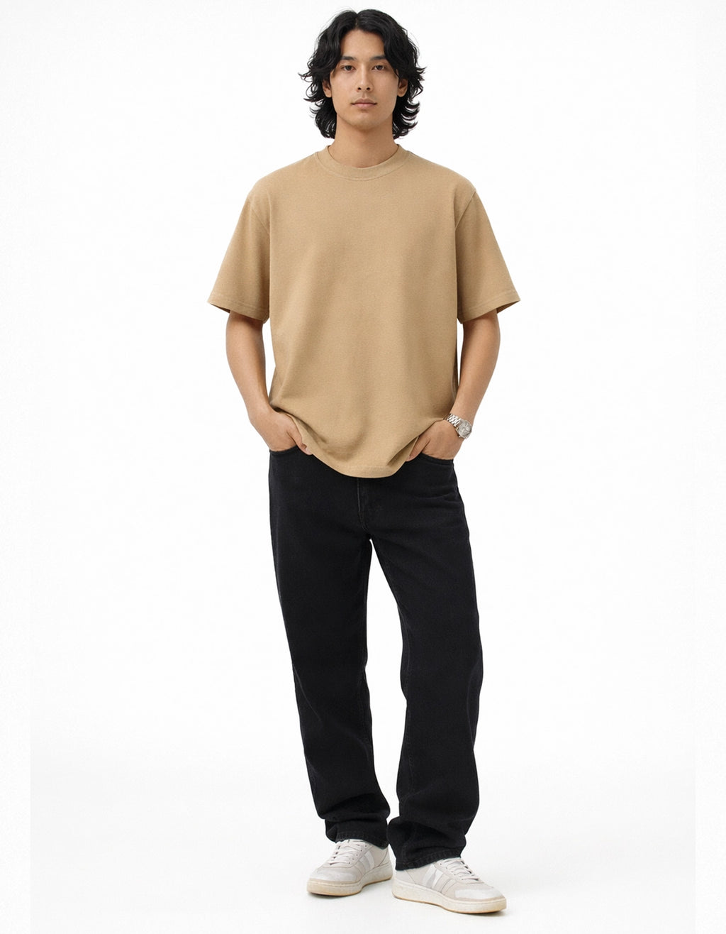 BEIGE - OVERSIZED TSHIRT