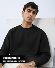 Classic Black - Oversized Sweatshirt