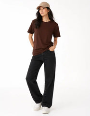 BROWN - REGULAR  TSHIRT  TShirts