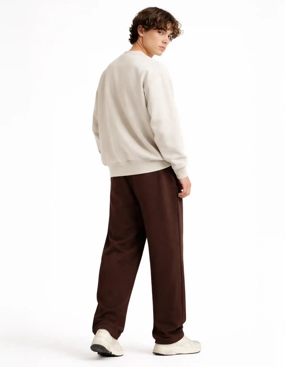 CHOCOLATE BROWN - PREMIUM GAUGE SWEATPANT  Sweatpants