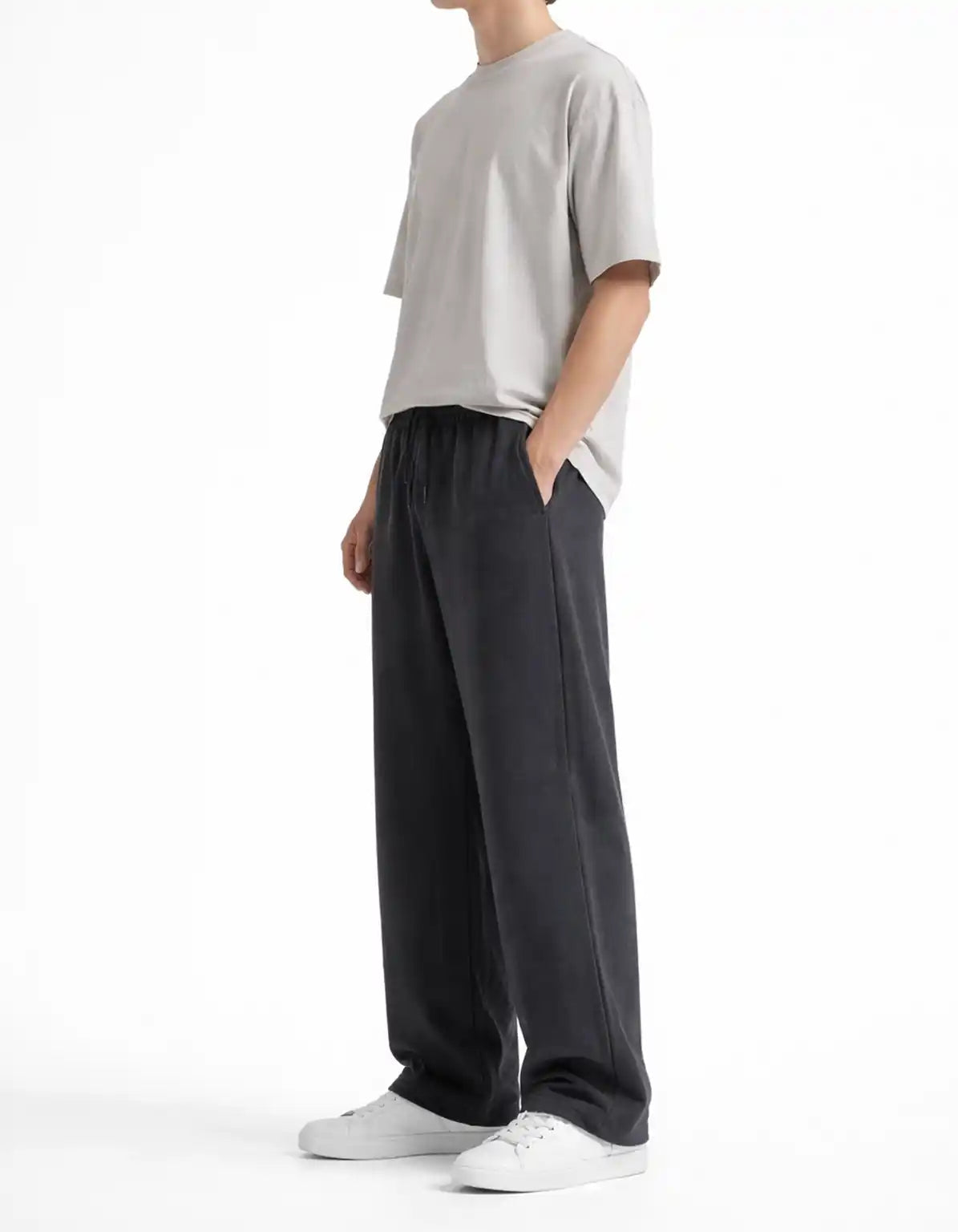 CHARCOAL GREY - PREMIUM GAUGE SWEATPANT  Sweatpants