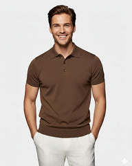 Coffee Brown Men’s Polo T-Shirt