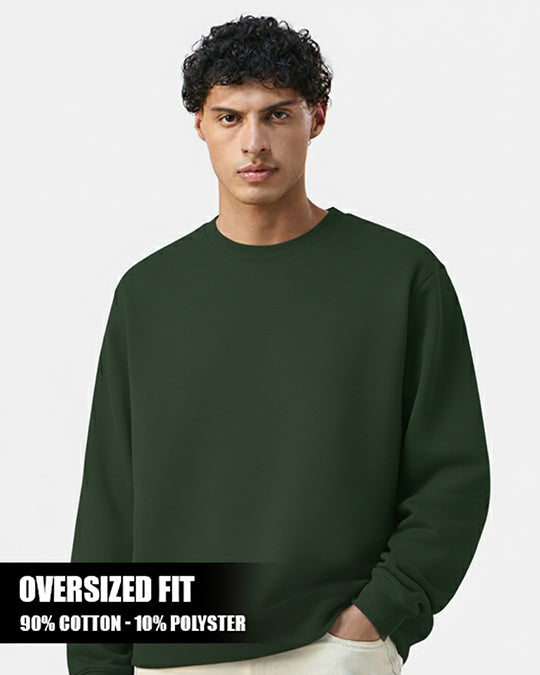 Forest Green - Oversized Sweatshirt