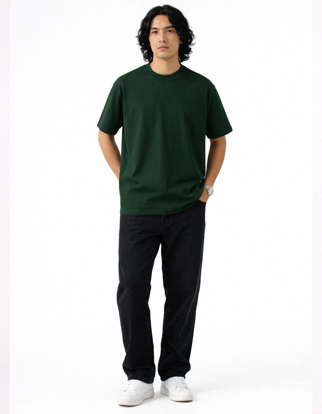DARK GREEN - OVERSIZED TSHIRT