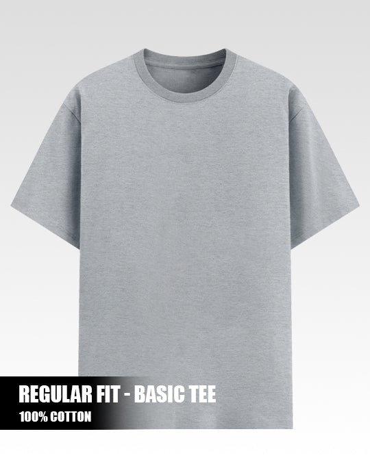 Basic Grey Melange - Unisex T-Shirt