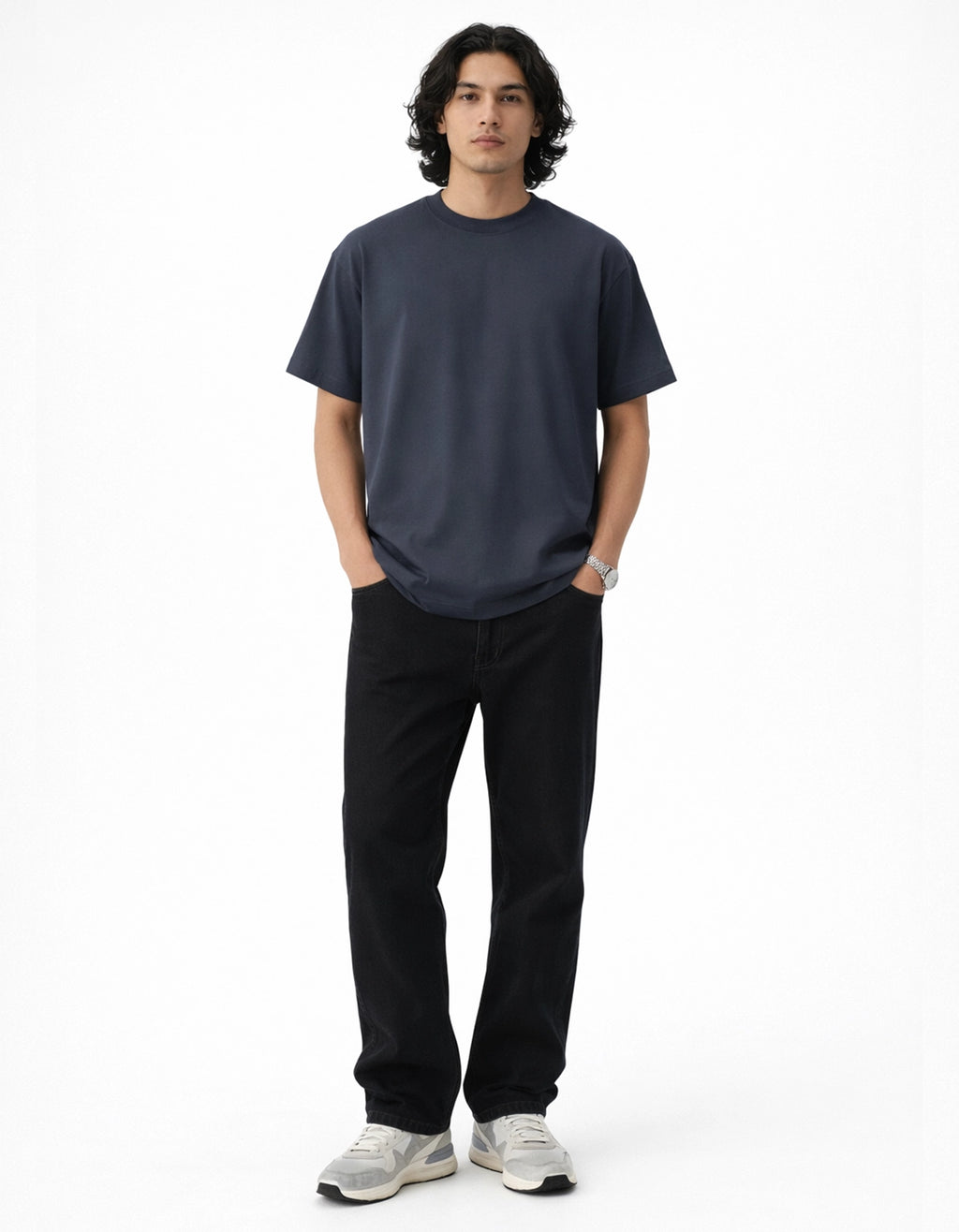 CHARCOAL GREY - OVERSIZED TSHIRT