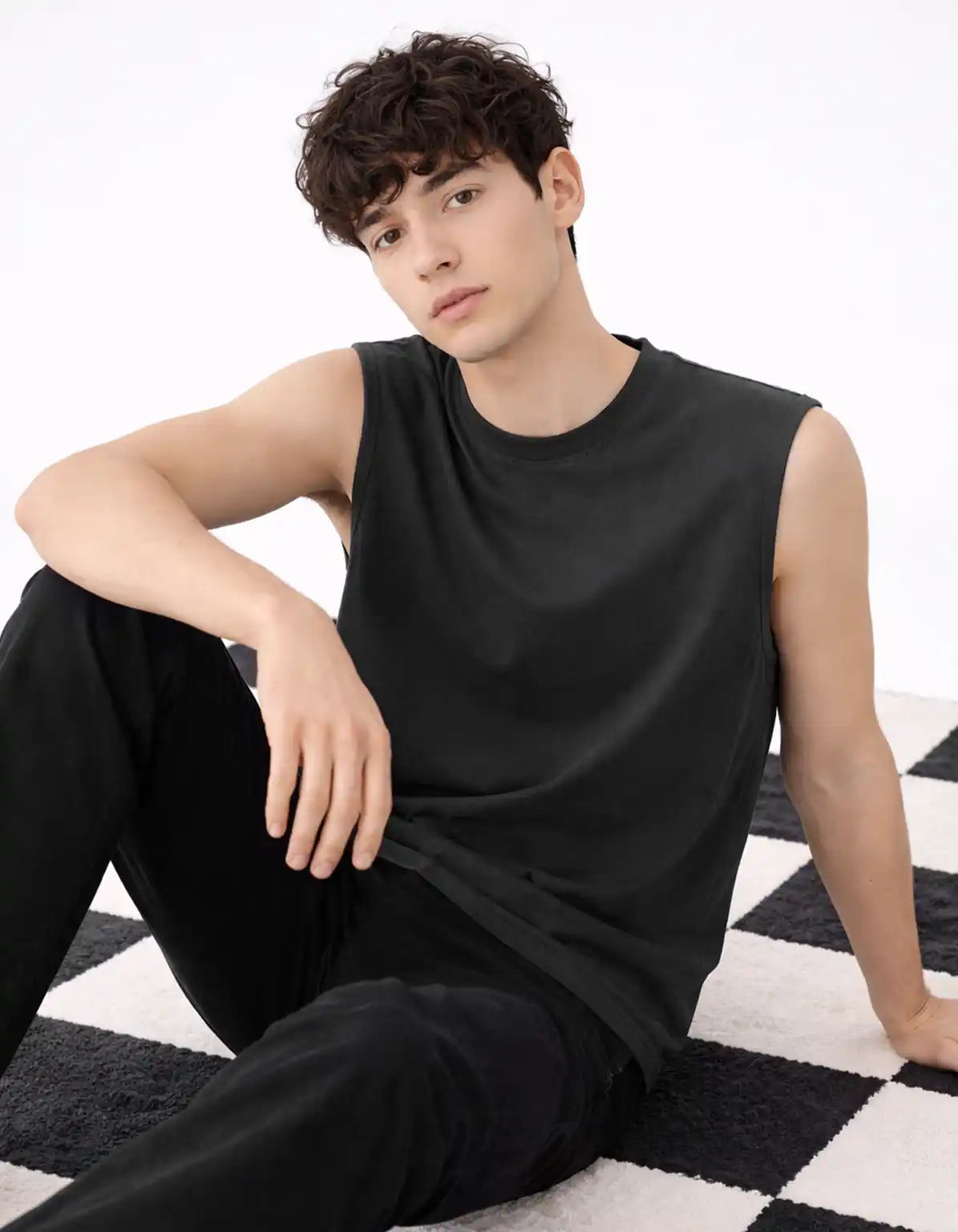 GREY  - TANK TOP  Tank tops