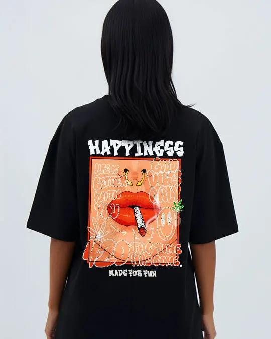 Happiness - Oversized Classic T-Shirt  Oversized Tees