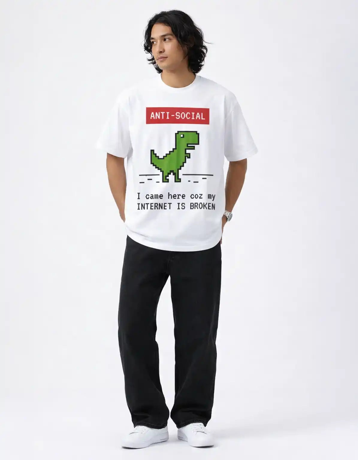 ANTI-SOCIAL - OVERSIZED TSHIRT  Oversized Tshirts