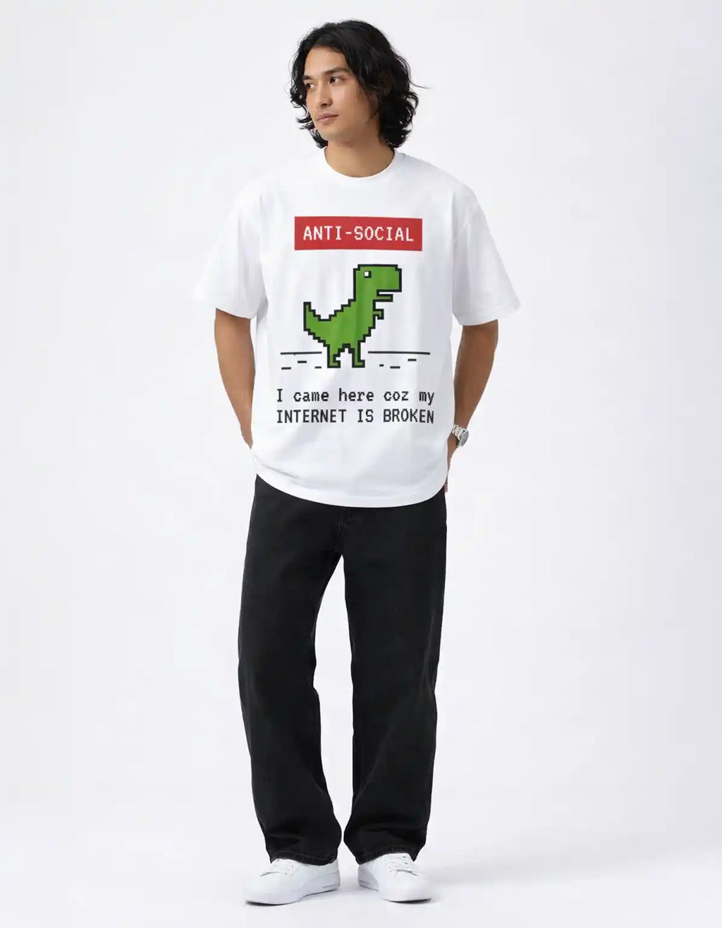 ANTI-SOCIAL - OVERSIZED TSHIRT  Oversized Tshirts