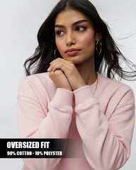 Blush Pink - Oversized Sweatshirt
