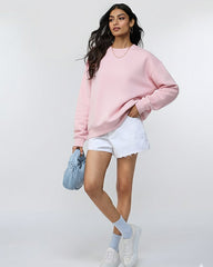 Blush Pink - Oversized Sweatshirt