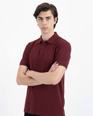 Maroon Classic Men’s Polo T-Shirt