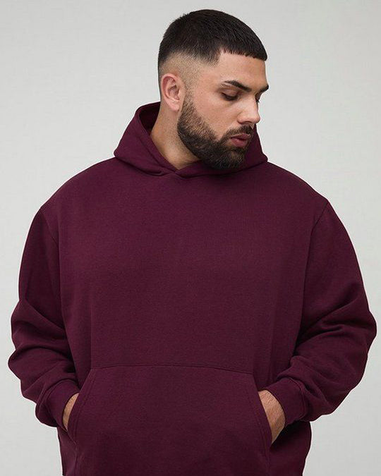 Maroon - Unisex Oversized Hoodie