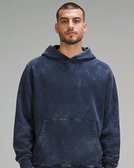 Navy Blue - Acid Washed Hoodie