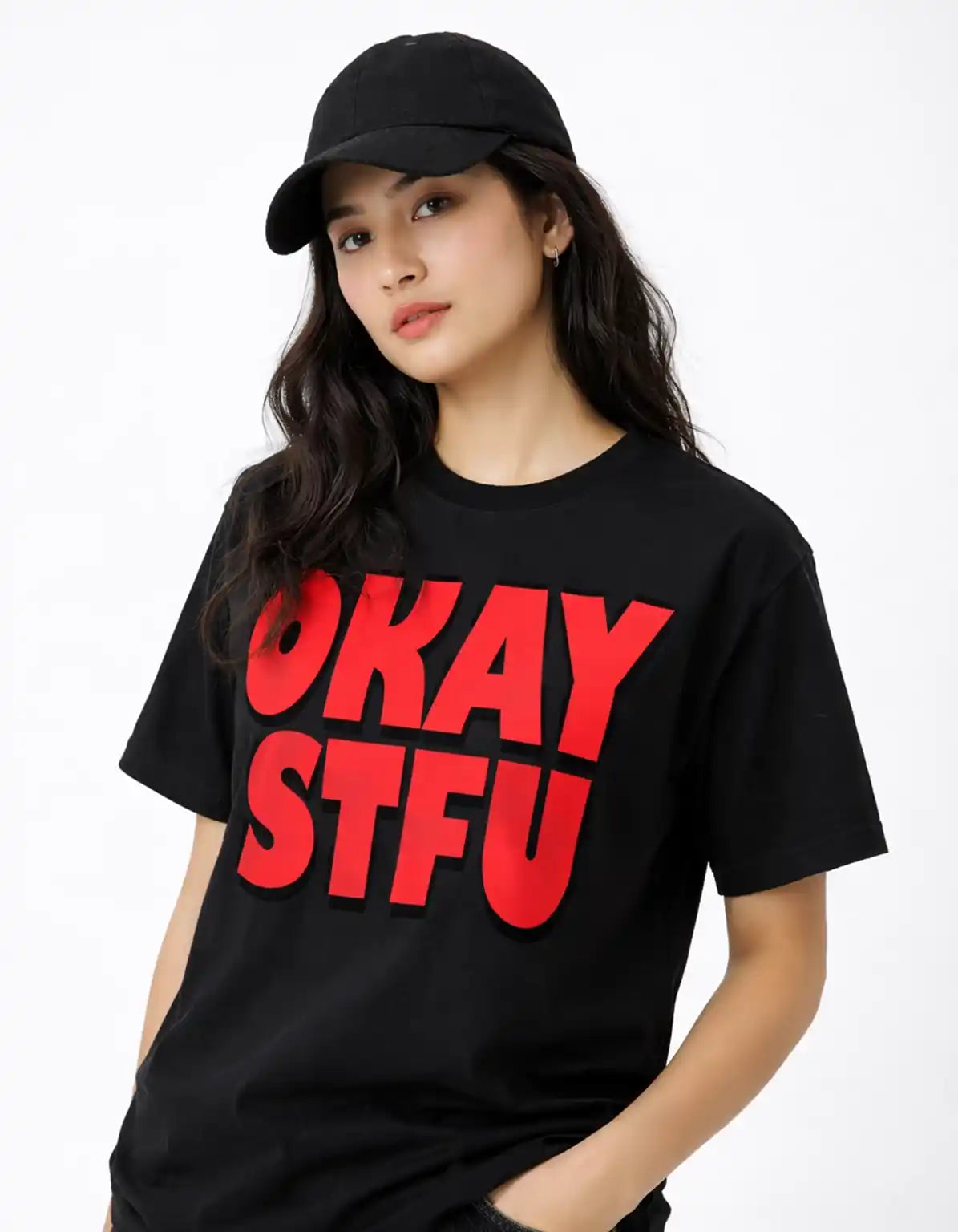 OKAY STFU - OVERSIZED T-SHIRT  Oversized Tshirts