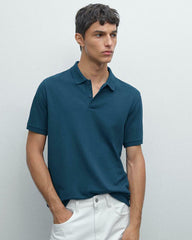 Petrol Blue Men’s Polo T-Shirt