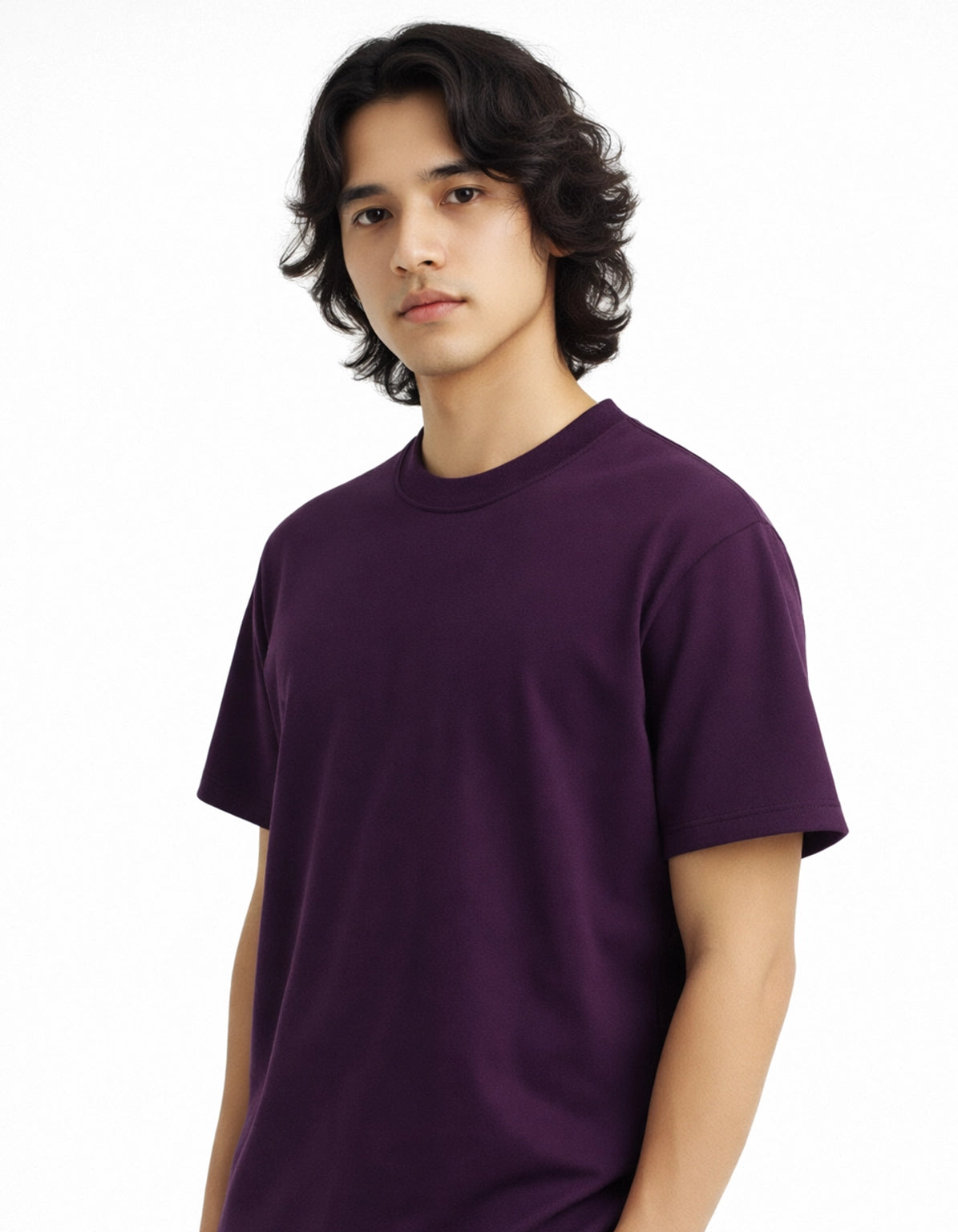 DARK PURPLE - OVERSIZED TSHIRT