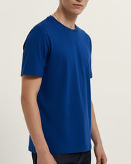 Solid Royal Blue Cotton T-Shirt