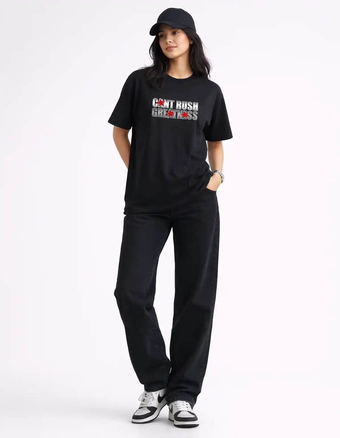 CAN'T RUSH GREATNESS - OVERSIZED TSHIRT  Oversized Tshirts