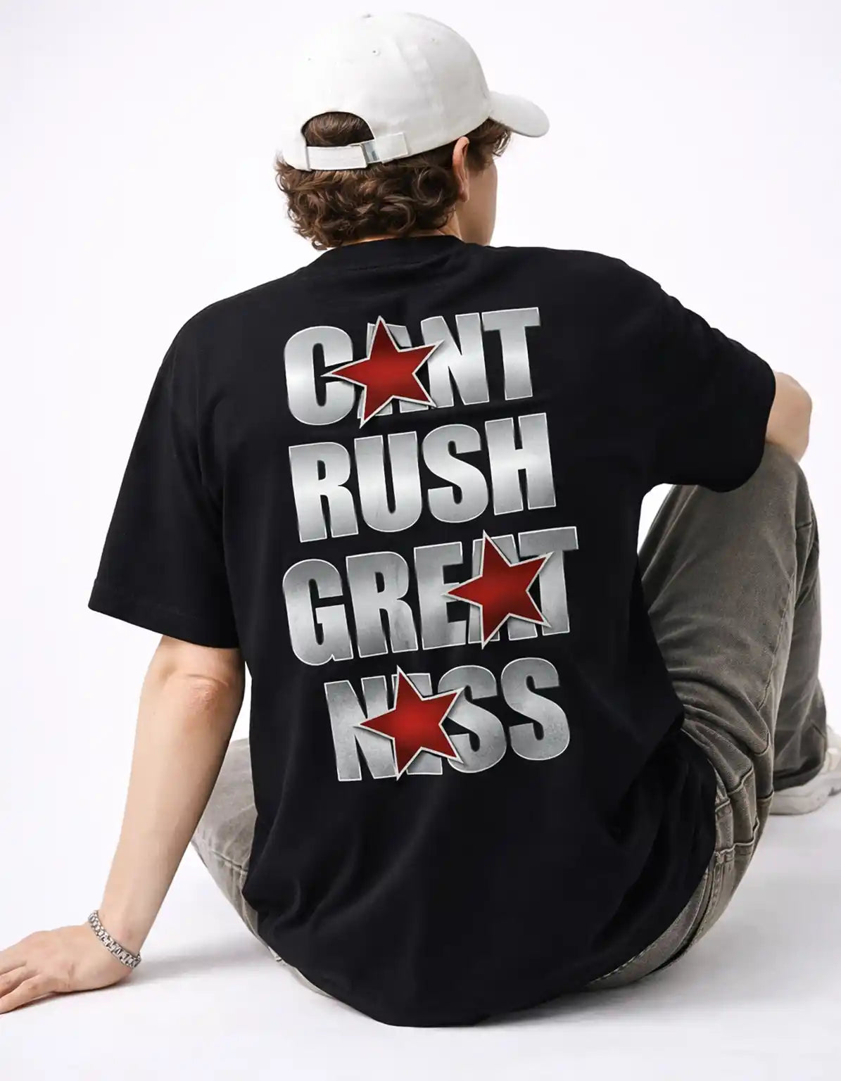 CAN'T RUSH GREATNESS - OVERSIZED TSHIRT  Oversized Tshirts