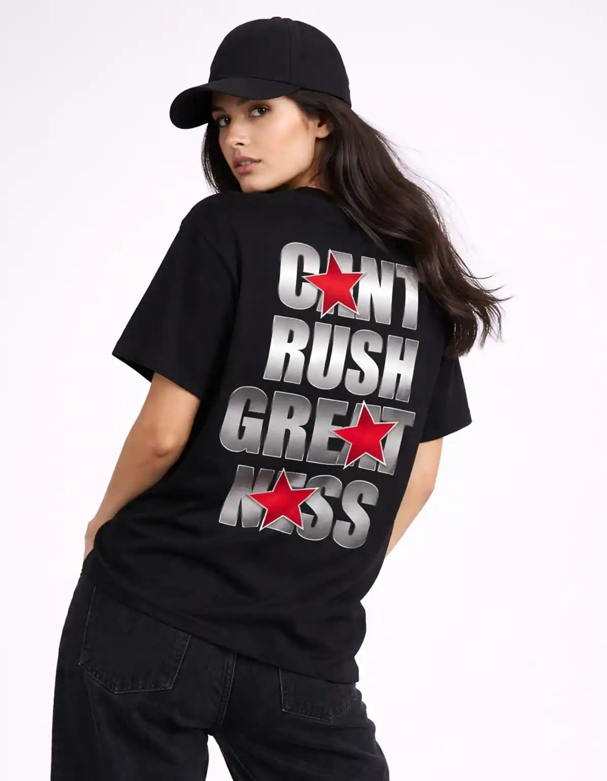 CAN'T RUSH GREATNESS - OVERSIZED TSHIRT  Oversized Tshirts