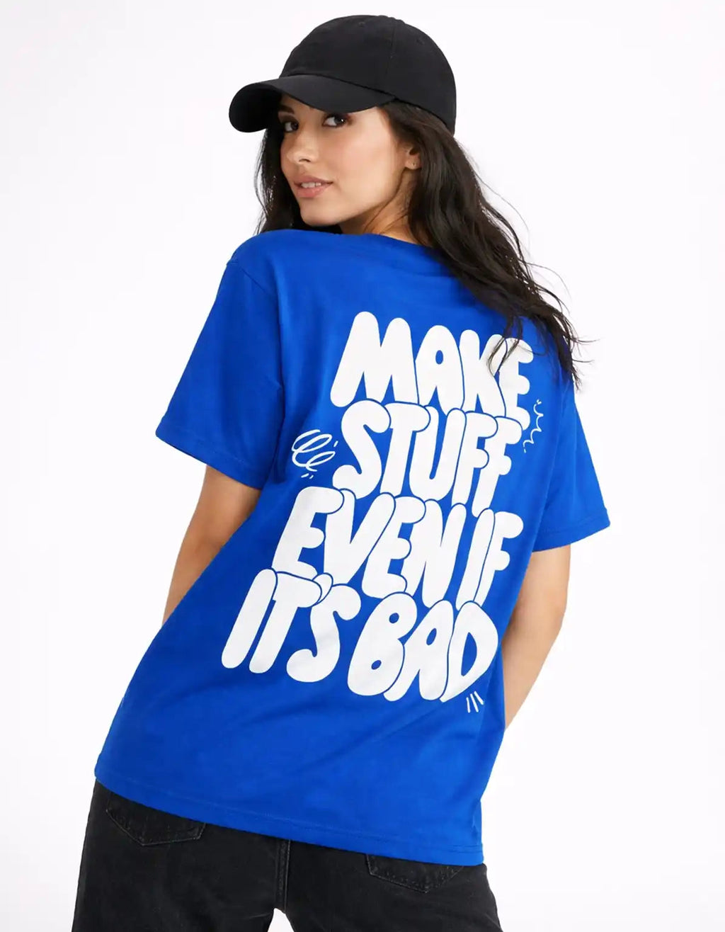 MAKE STUFF EVEN IF BAD - OVERSIZED T-SHIRT  Oversized Tshirts