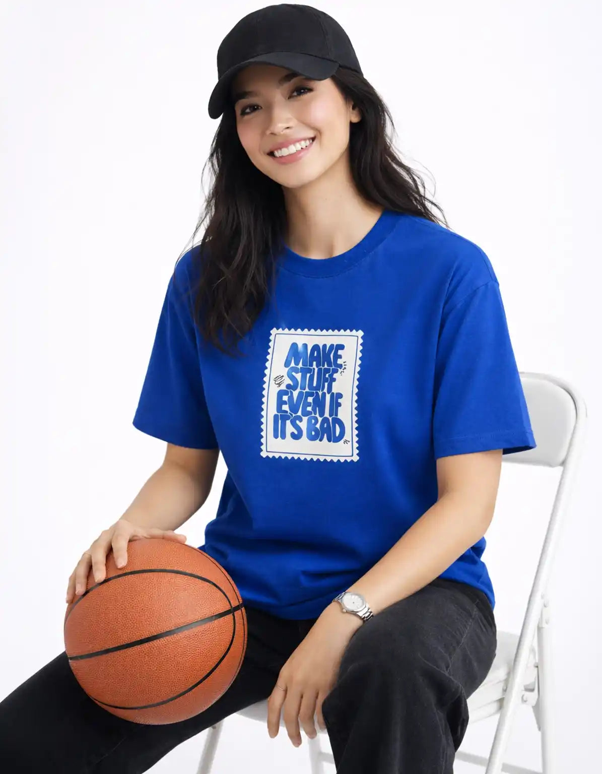 MAKE STUFF EVEN IF BAD - OVERSIZED T-SHIRT  Oversized Tshirts