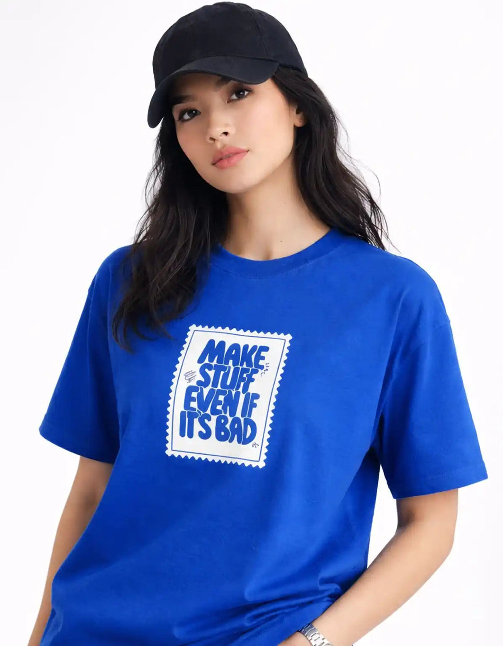 MAKE STUFF EVEN IF BAD - OVERSIZED T-SHIRT  Oversized Tshirts