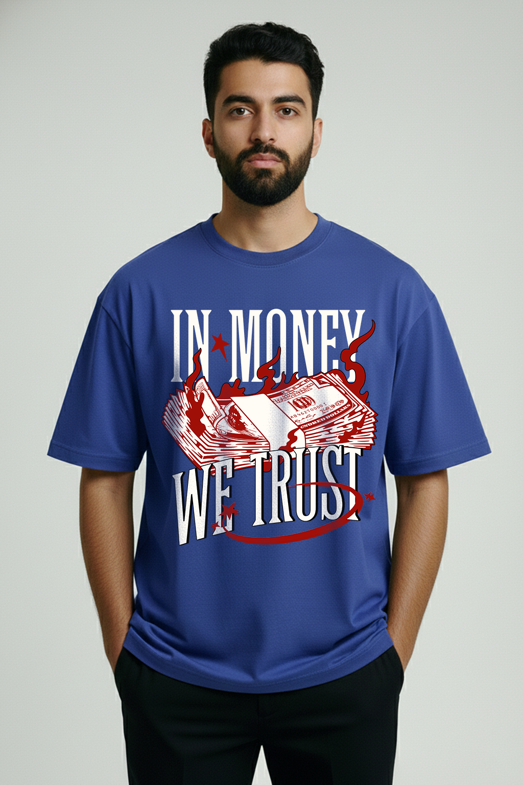 In Money We Trust - Oversized  T-Shirt  Oversized TShirts