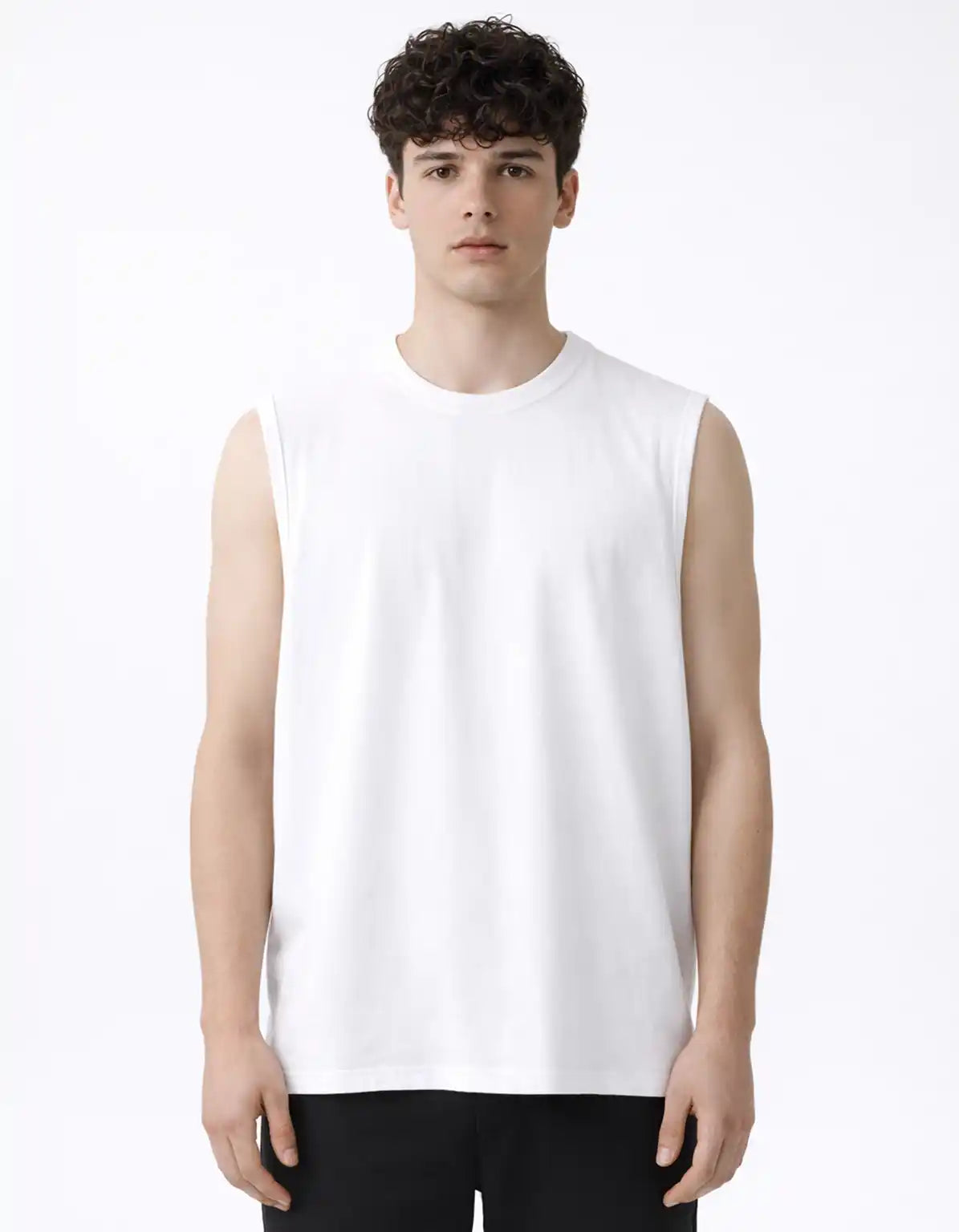 WHITE - TANK TOP  Tank tops