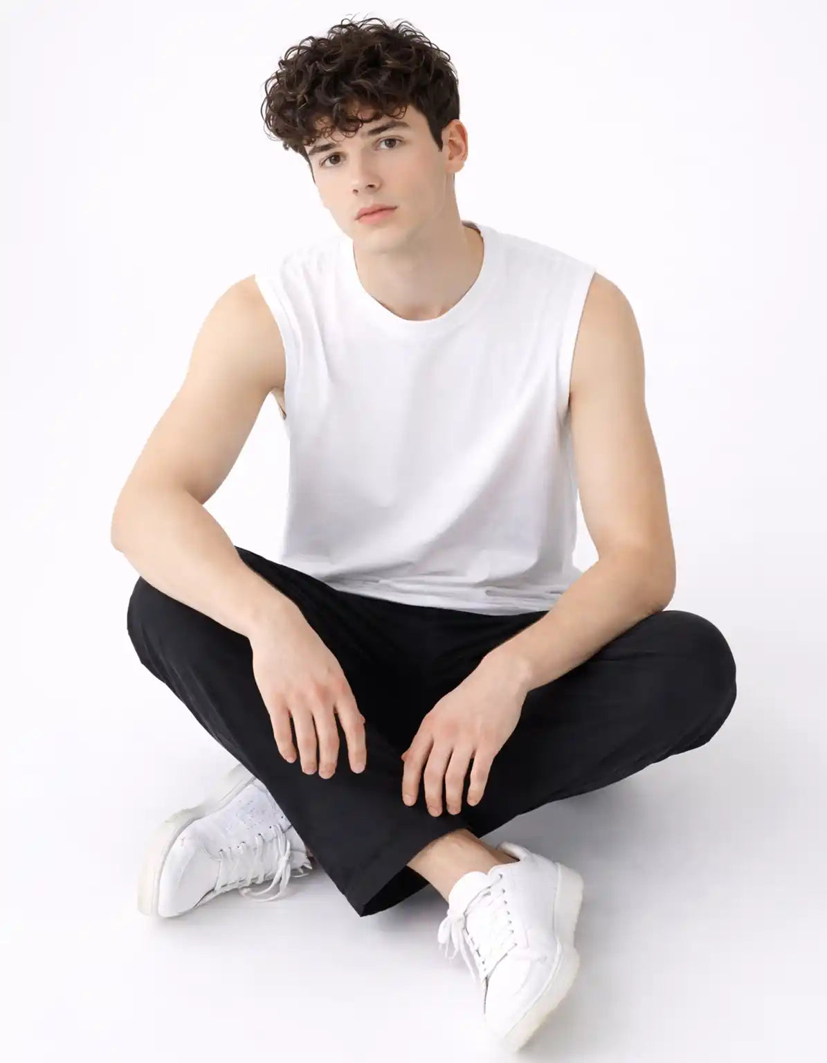 WHITE - TANK TOP  Tank tops