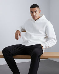 White - Unisex Zip Hoodie