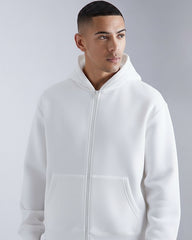 White - Unisex Zip Hoodie