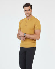 Mustard Yellow Men’s Polo T-Shirt