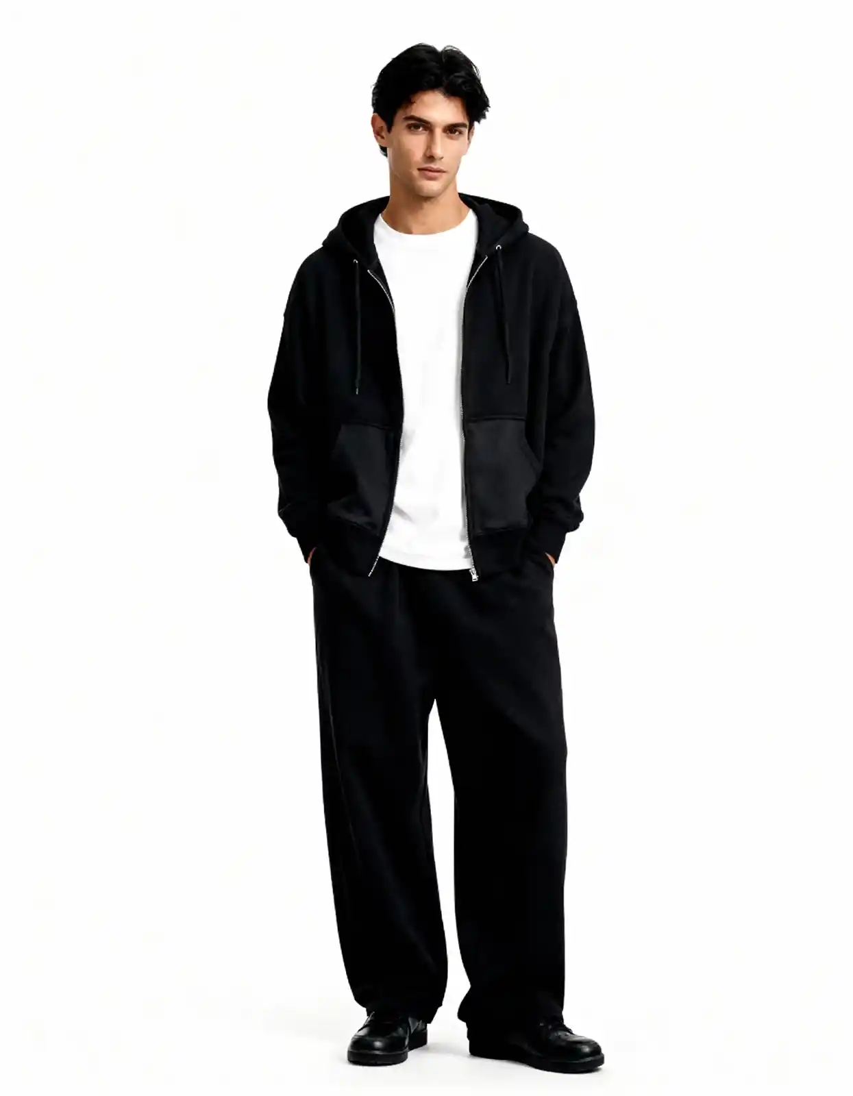 Black - Premium Zip Hoodie  Zip Hoodie