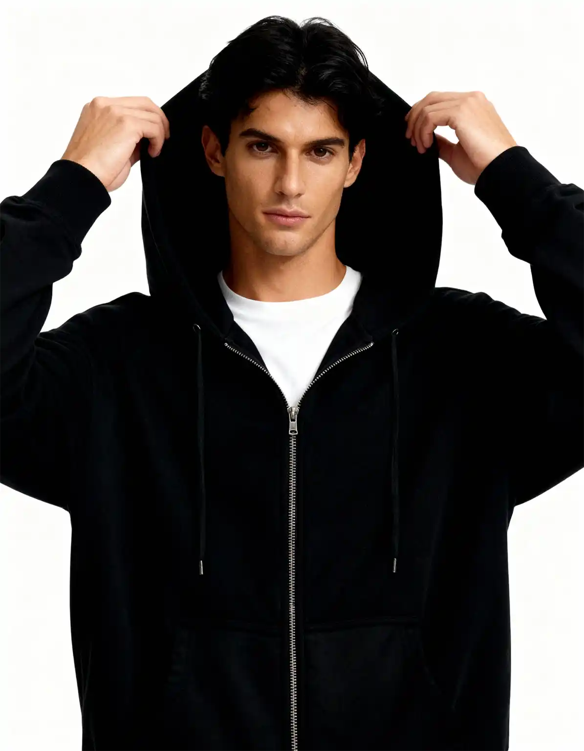 Black - Premium Zip Hoodie  Zip Hoodie