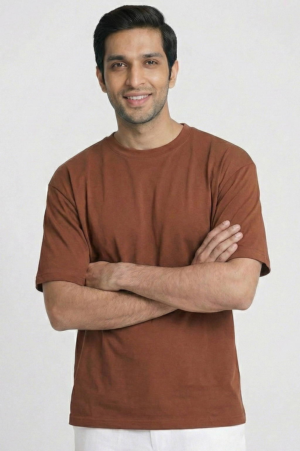 Solid Copper Cotton T-Shirt  Tshirts