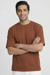 Solid Copper Cotton T-Shirt  Tshirts